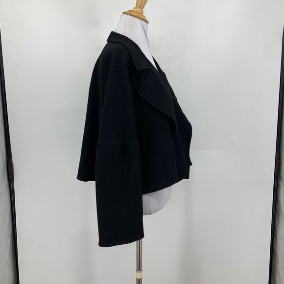 Vintage Rebecca Moses Jacket Womens M Medium Wool Drop Shoulder Open Front Shrug - Picture 4 of 14
